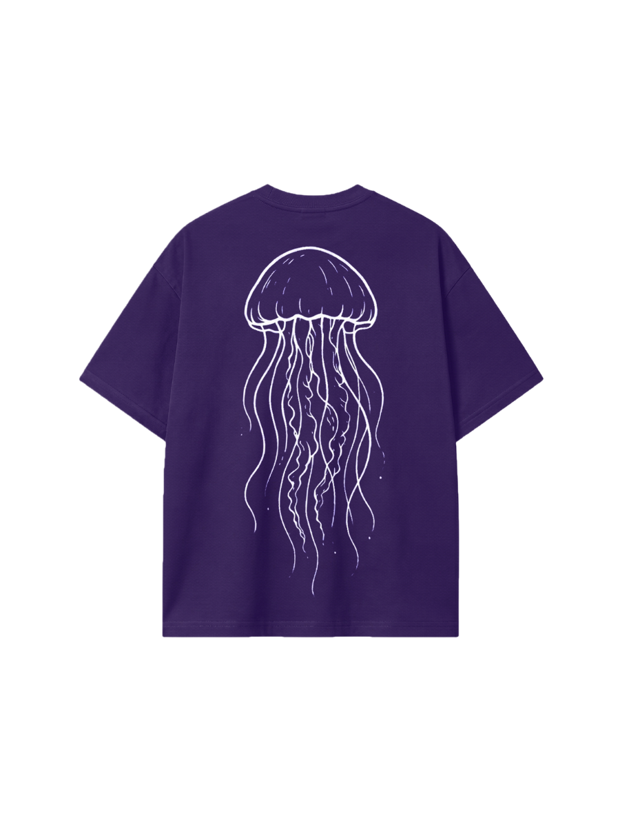 Camiseta Oversized Jellyfish