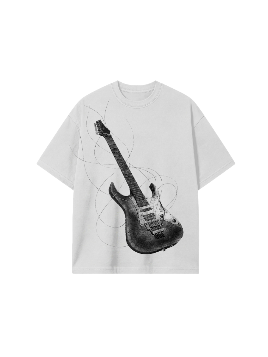 Camiseta Oversized Guitar Overtown