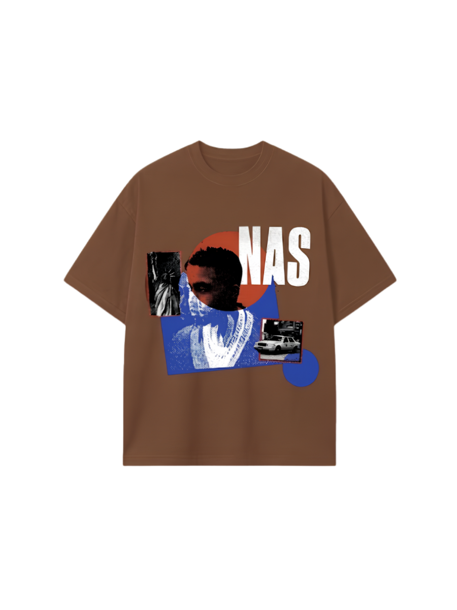 Camiseta Oversized Nas King's Disease Trilogy